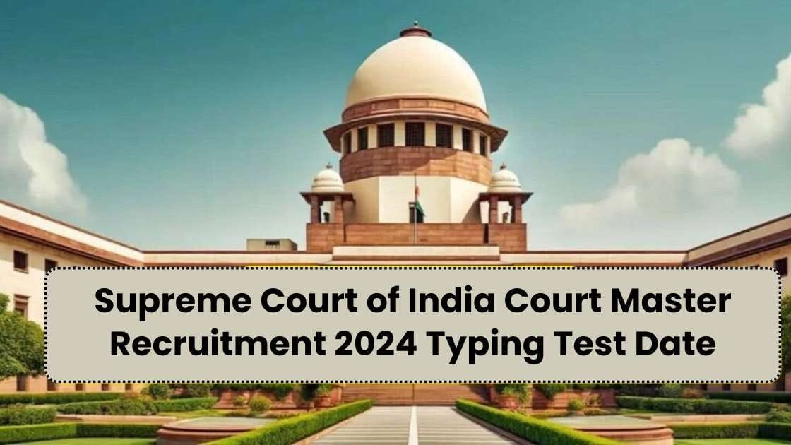 Supreme Court of India Court Master Recruitment