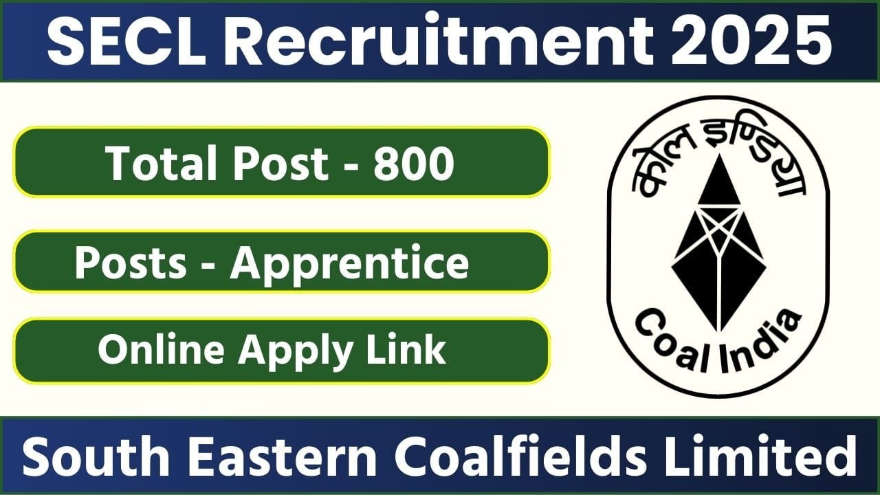 SECL Apprentice Recruitment 2025