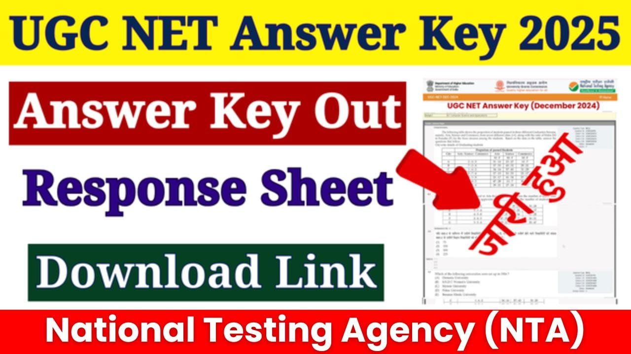 UGC NET Answer Key 2024